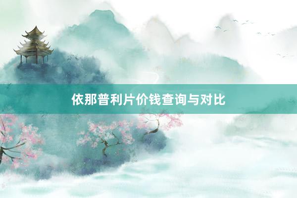 依那普利片价钱查询与对比